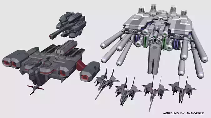 SA-77 Shilpheed Spacecraft Set