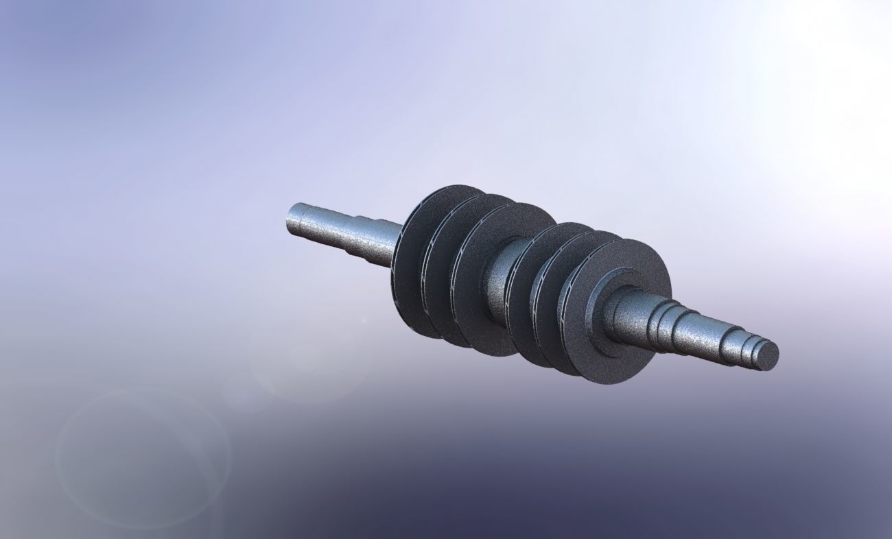 Centrifugal Compressor Rotor 3D model_8
