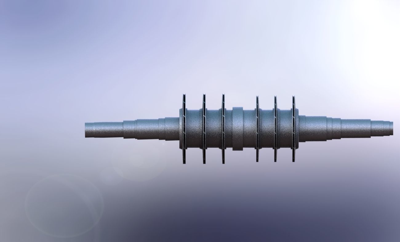 Centrifugal Compressor Rotor 3D model_6
