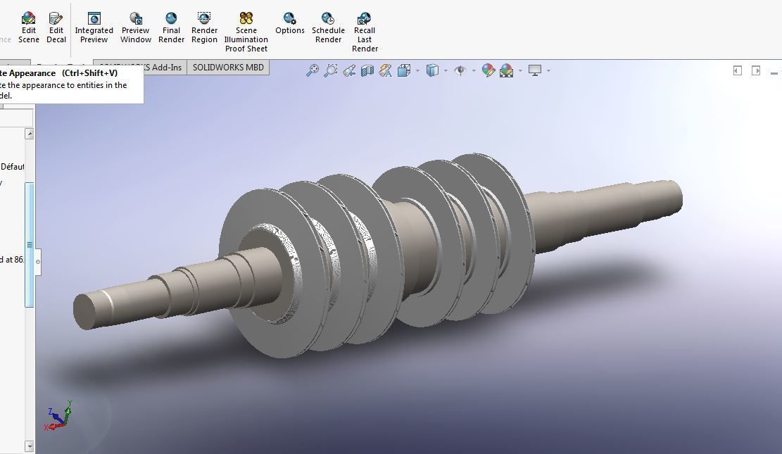 Centrifugal Compressor Rotor 3D model_4