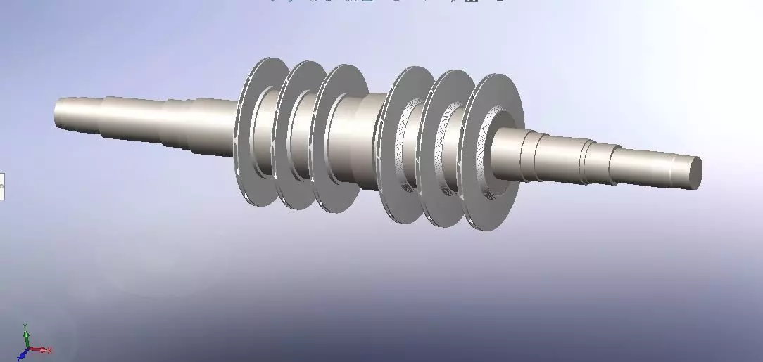 Centrifugal Compressor Rotor 3D model_0
