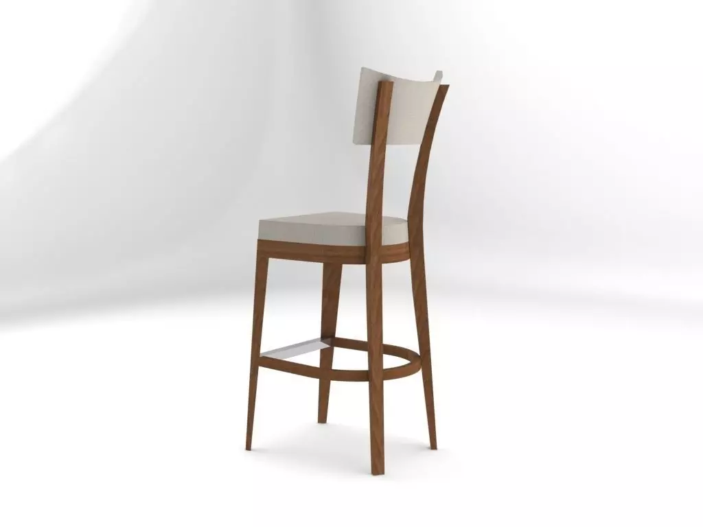 Ariana bar stool Free 3D model_0