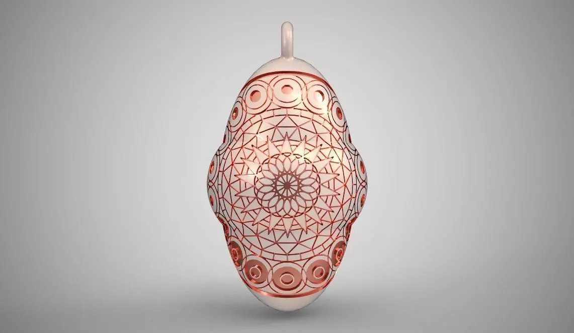 Dream Catcher Necklace 3D print model