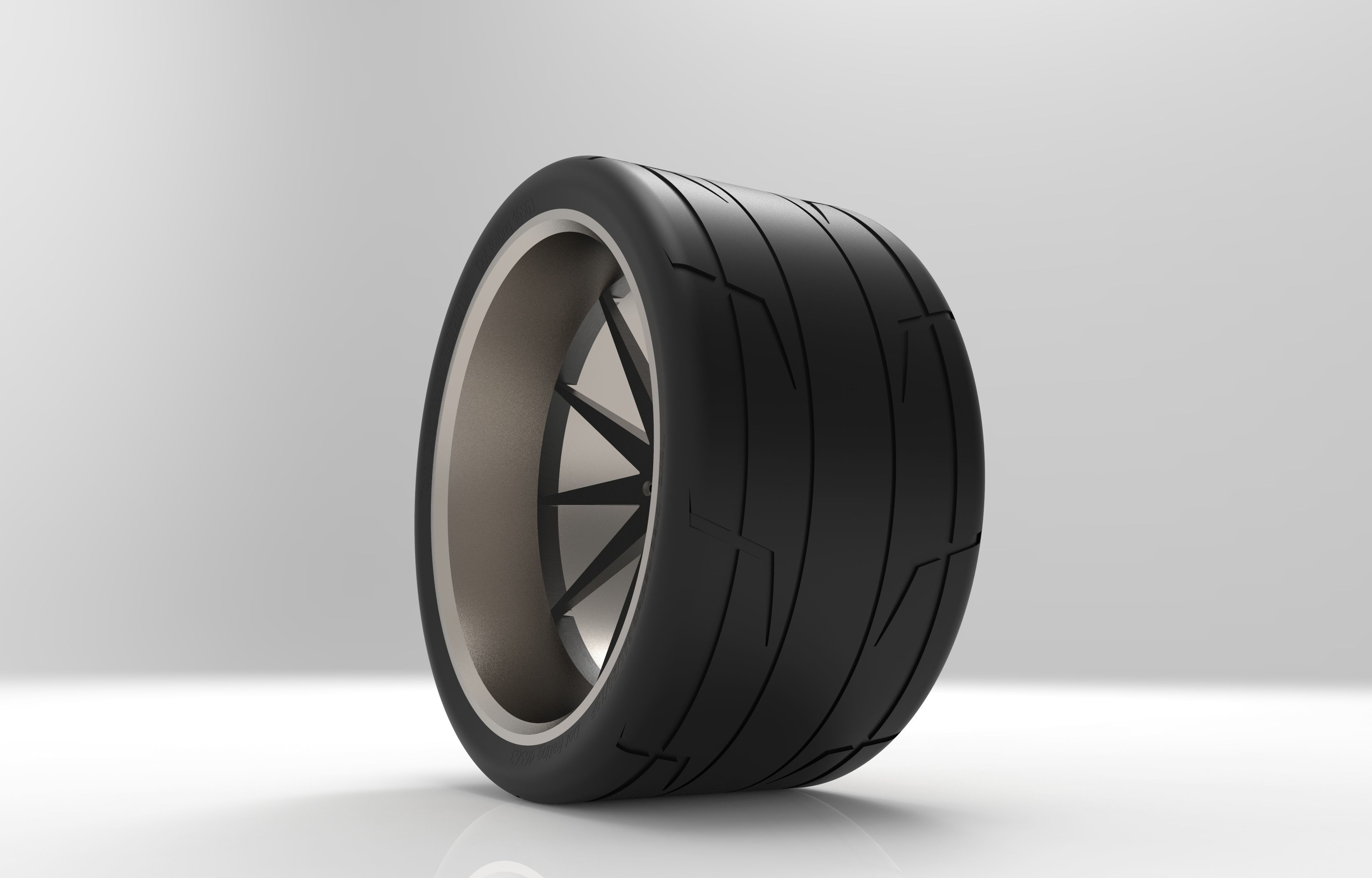 Race Wheel 3D model_1