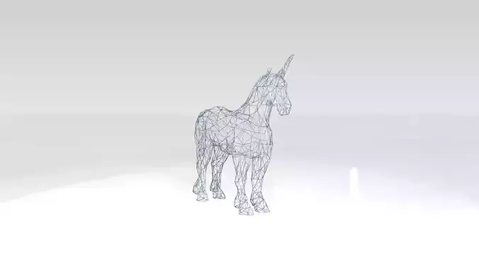 Unicorn Wireframe