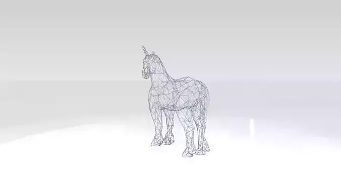 Unicorn Wireframe