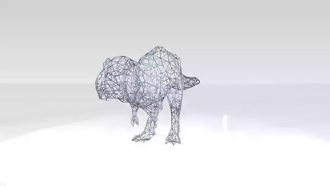 Tyrannosaurus Wireframe