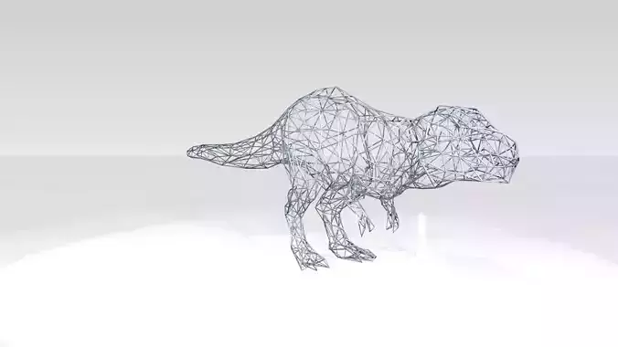 Tyrannosaurus Wireframe
