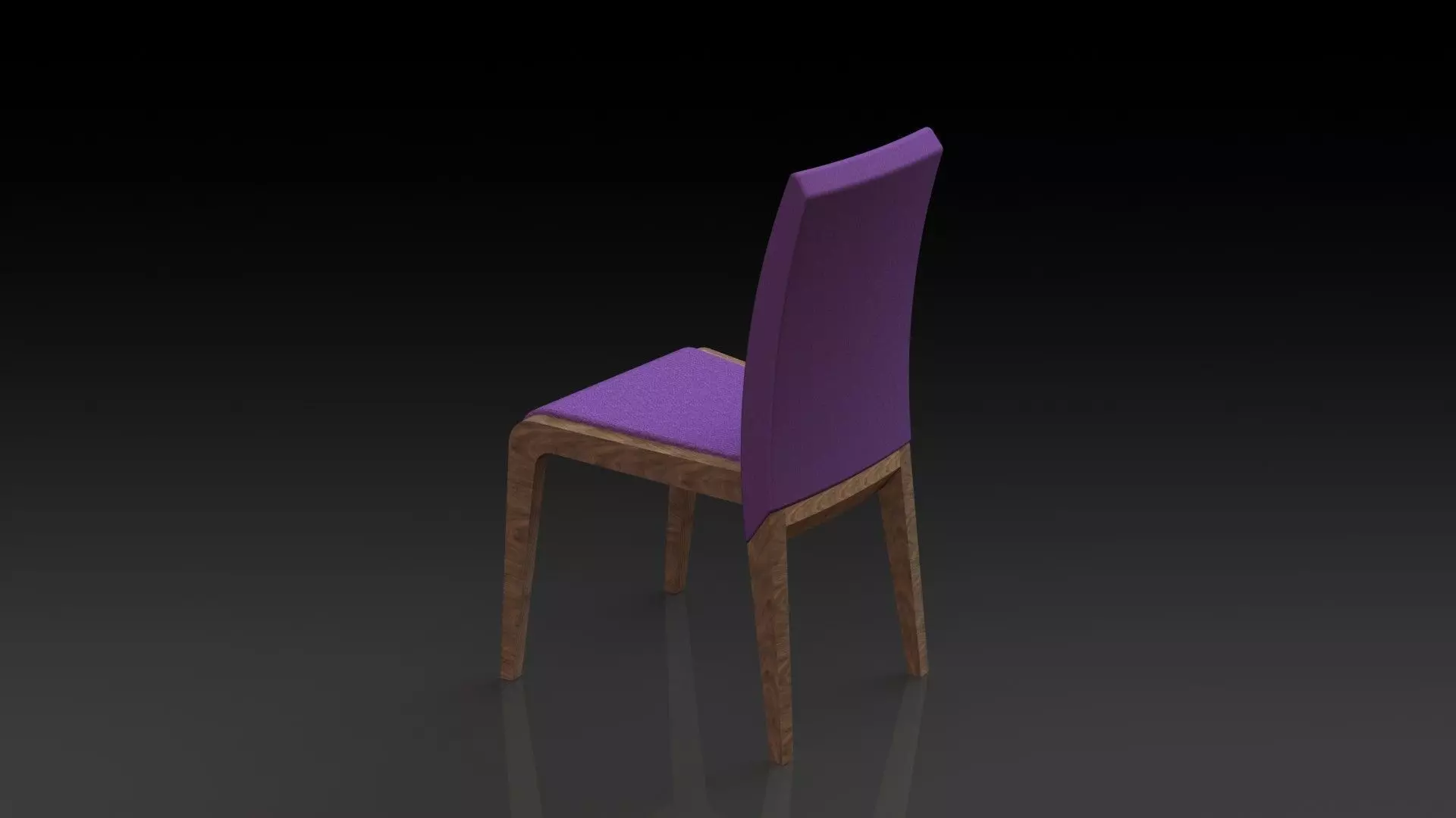 Purple Chair Free 3D model