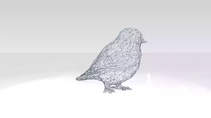 Atthis Wireframe 3D model | CGTrader
