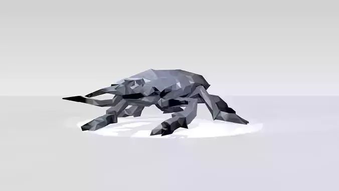 Stagbeetle Low Poligonal 3D model