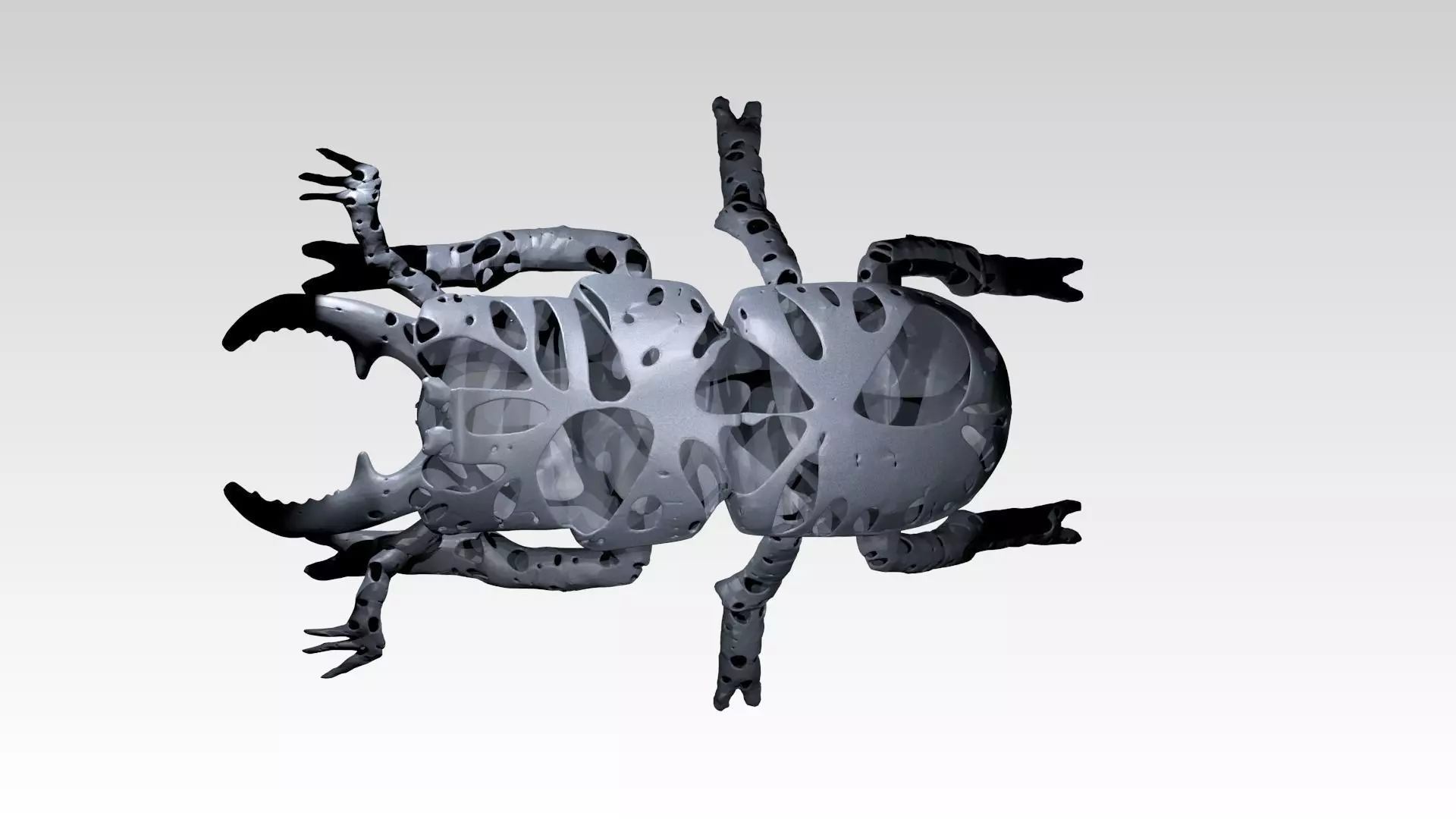 Stagbeetle Dust Voronoi 3D model_5