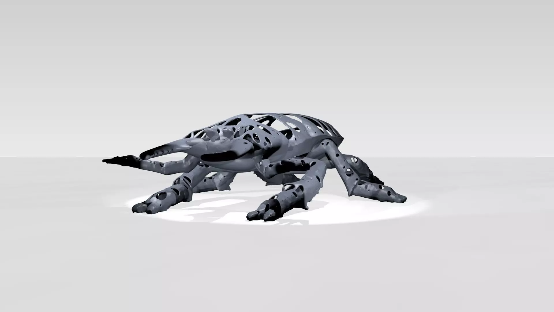 Stagbeetle Dust Voronoi 3D model_0