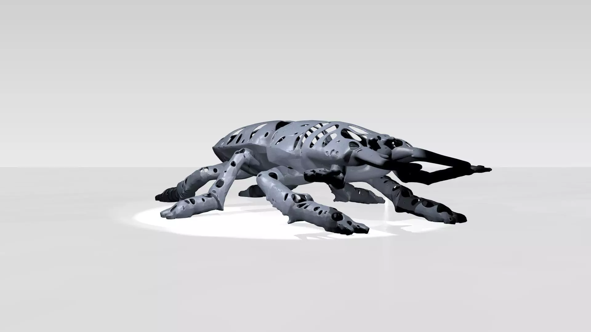 Stagbeetle Dust Voronoi 3D model_1