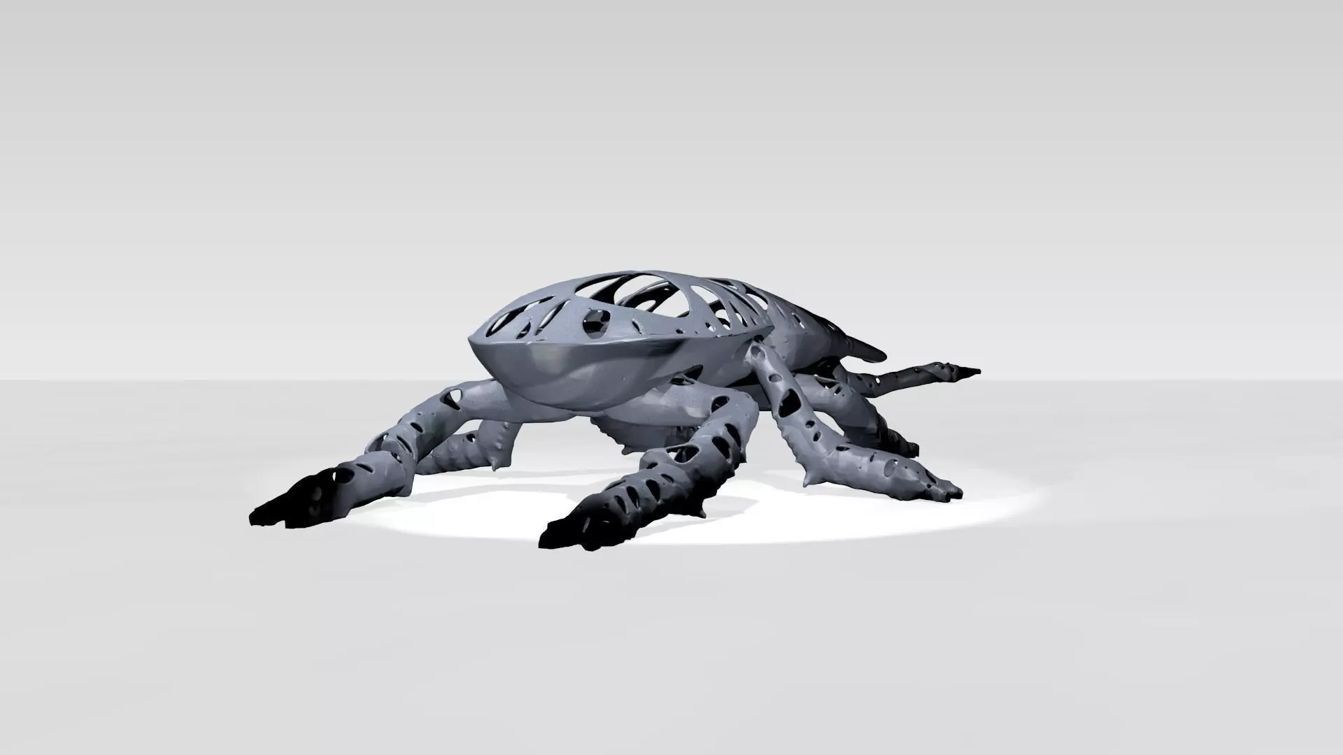 Stagbeetle Dust Voronoi 3D model_3