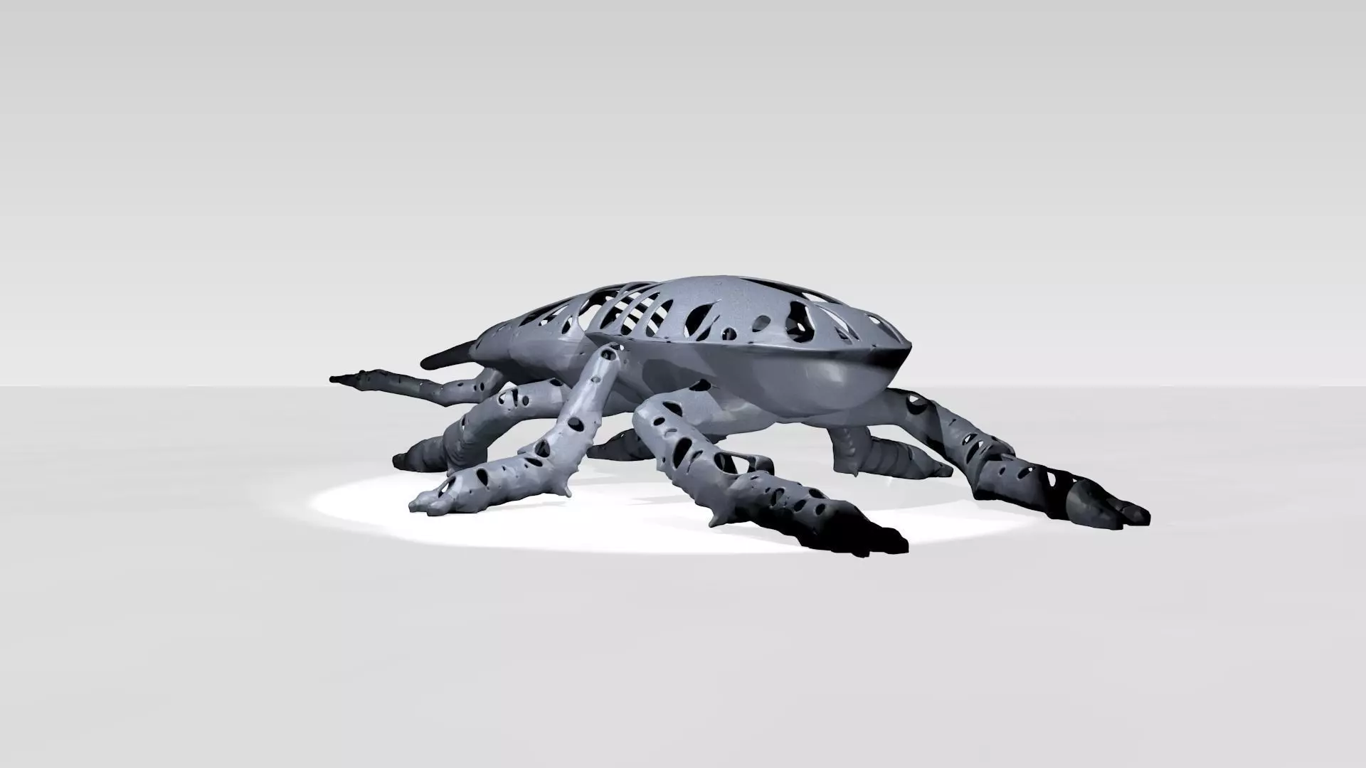 Stagbeetle Dust Voronoi 3D model_4
