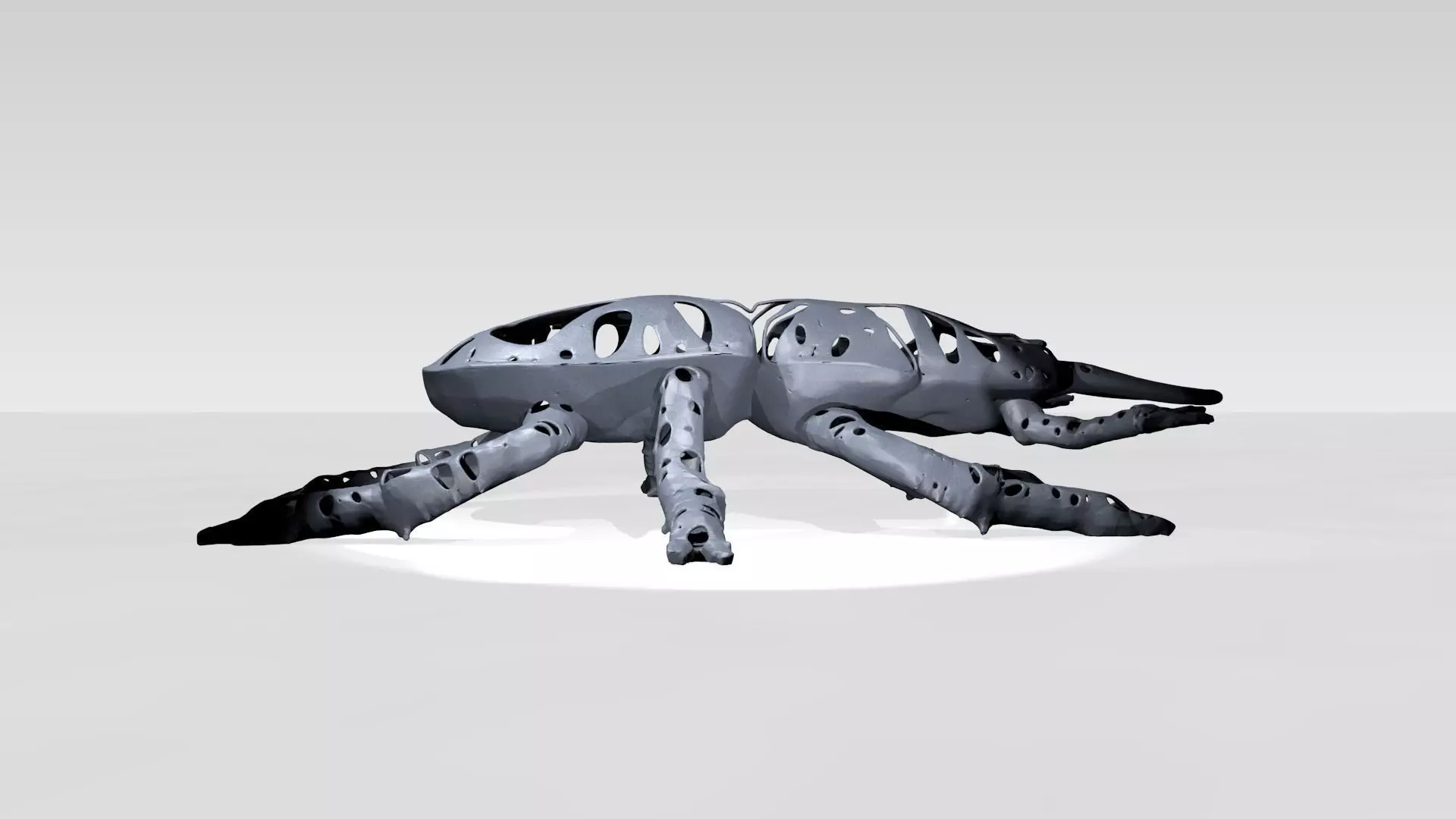 Stagbeetle Dust Voronoi 3D model_2