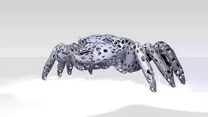 Crab Voronoi 3D model