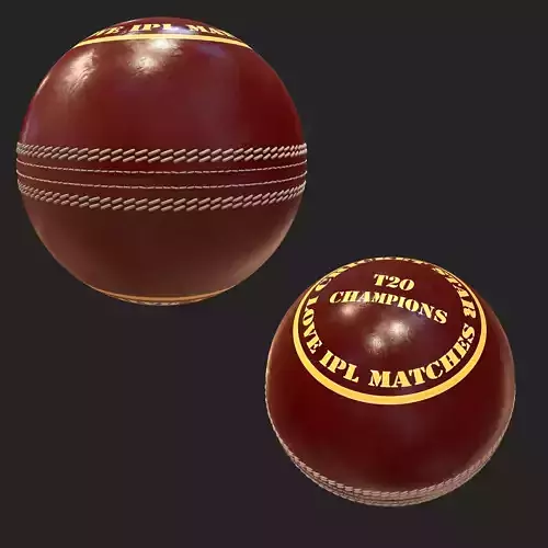Cricket ball sports 3d model  3D model
