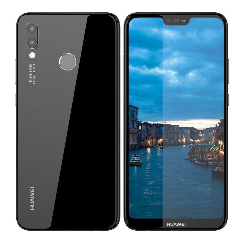 E3D - Huawei P20 Lite Midnight Black 3D model_1