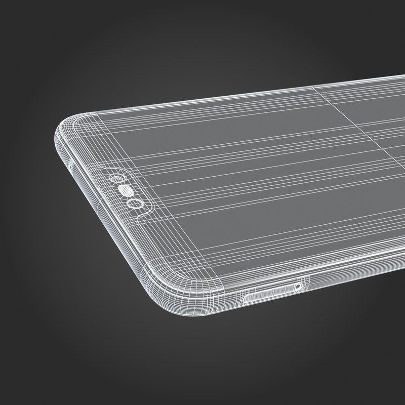 E3D - Huawei P20 Lite Midnight Black 3D model_15