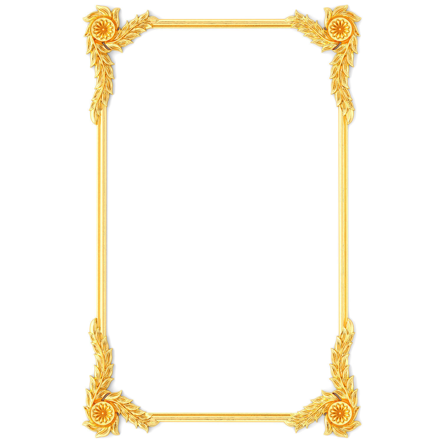 Collection stucco molding frame 3D model_7