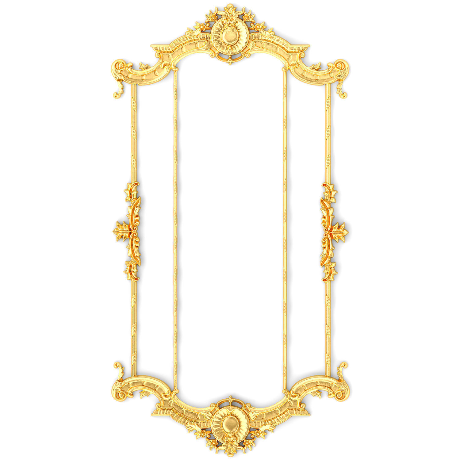 Collection stucco molding frame 3D model_11