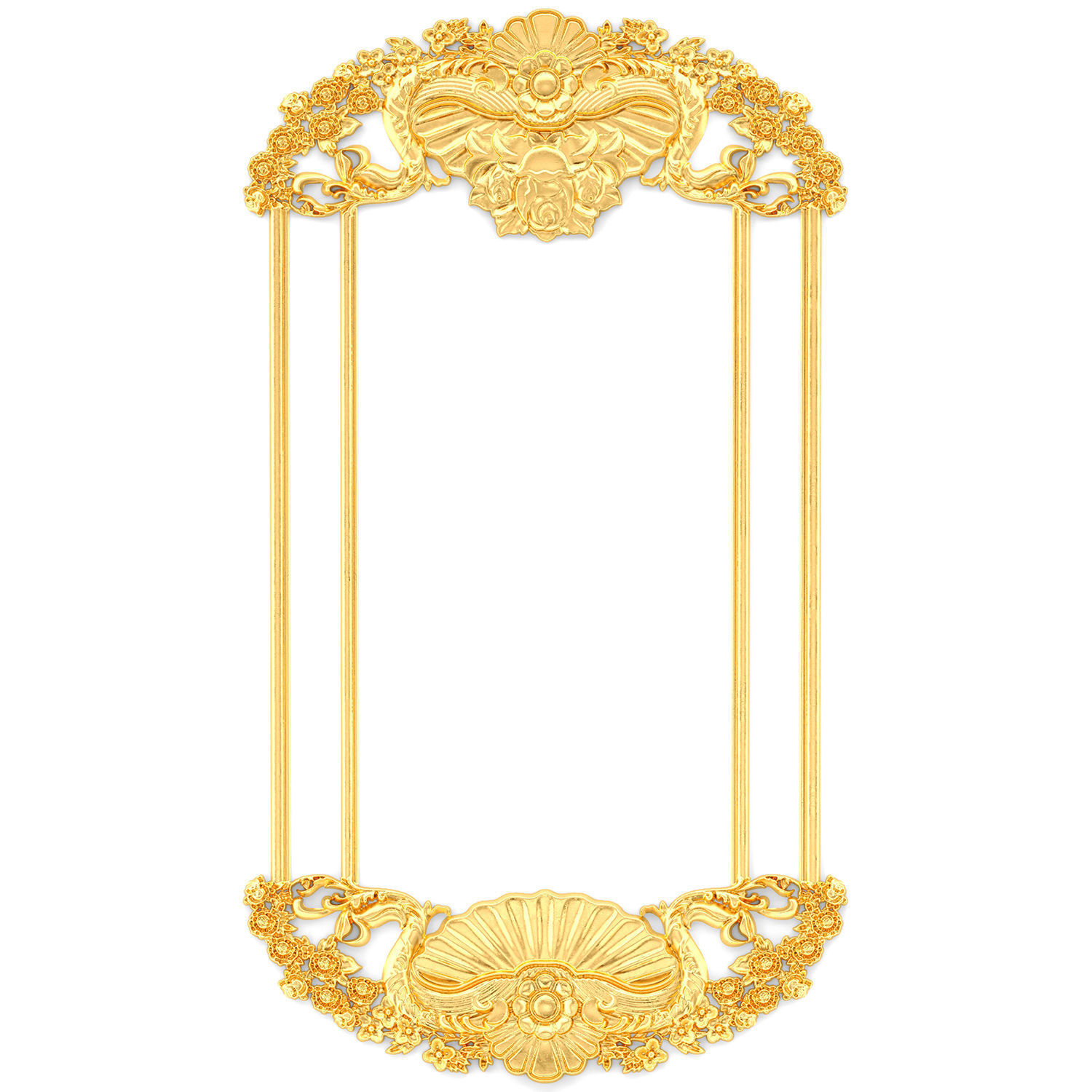 Collection stucco molding frame 3D model_6