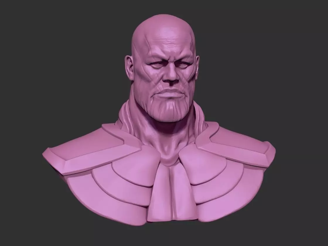 Thanos bust of 3D print model_0