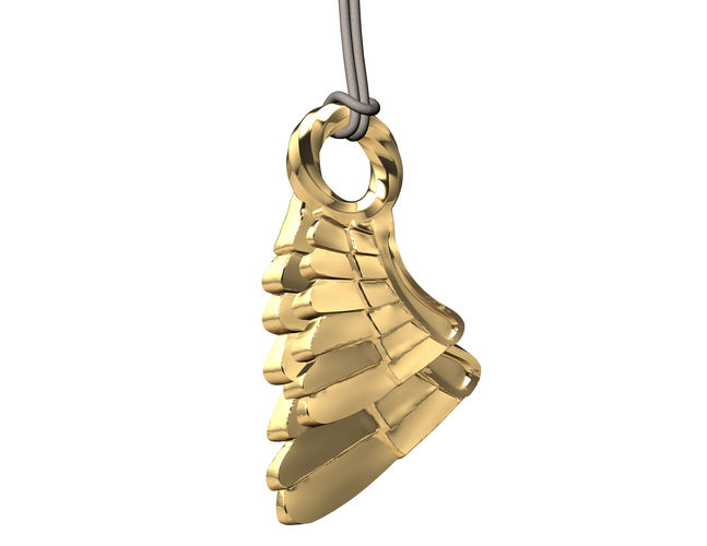 Wing Pendent and Charm 3D print model