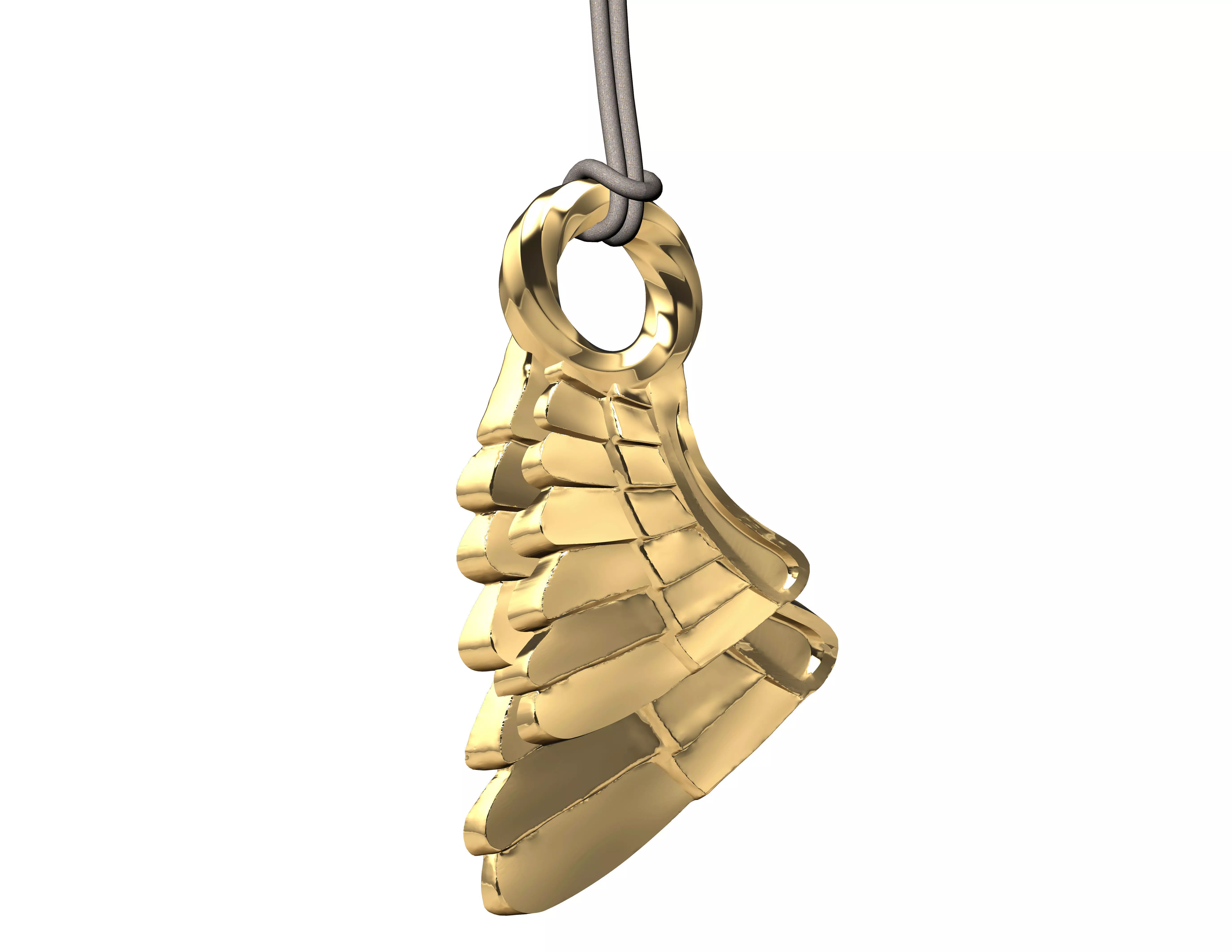 Wing Pendent and Charm 3D print model_0