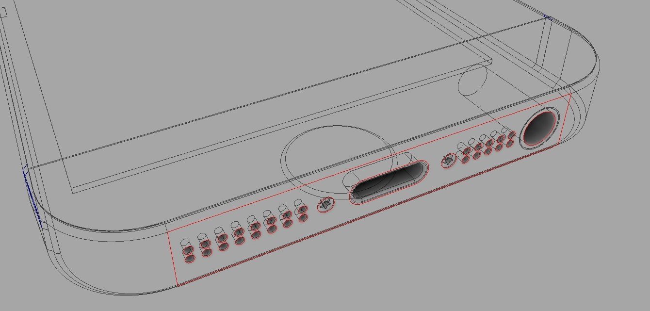 iPhone 5s 3D Model 3D model_15