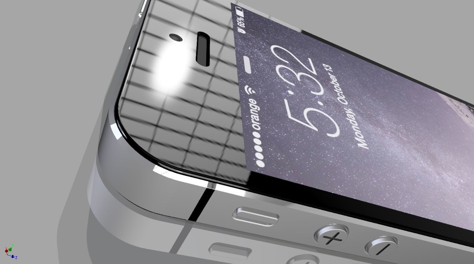 iPhone 5s 3D Model 3D model_2