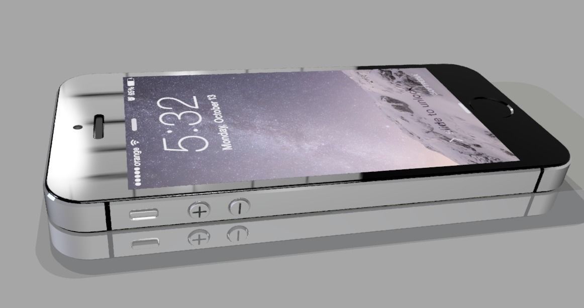 iPhone 5s 3D Model 3D model_1