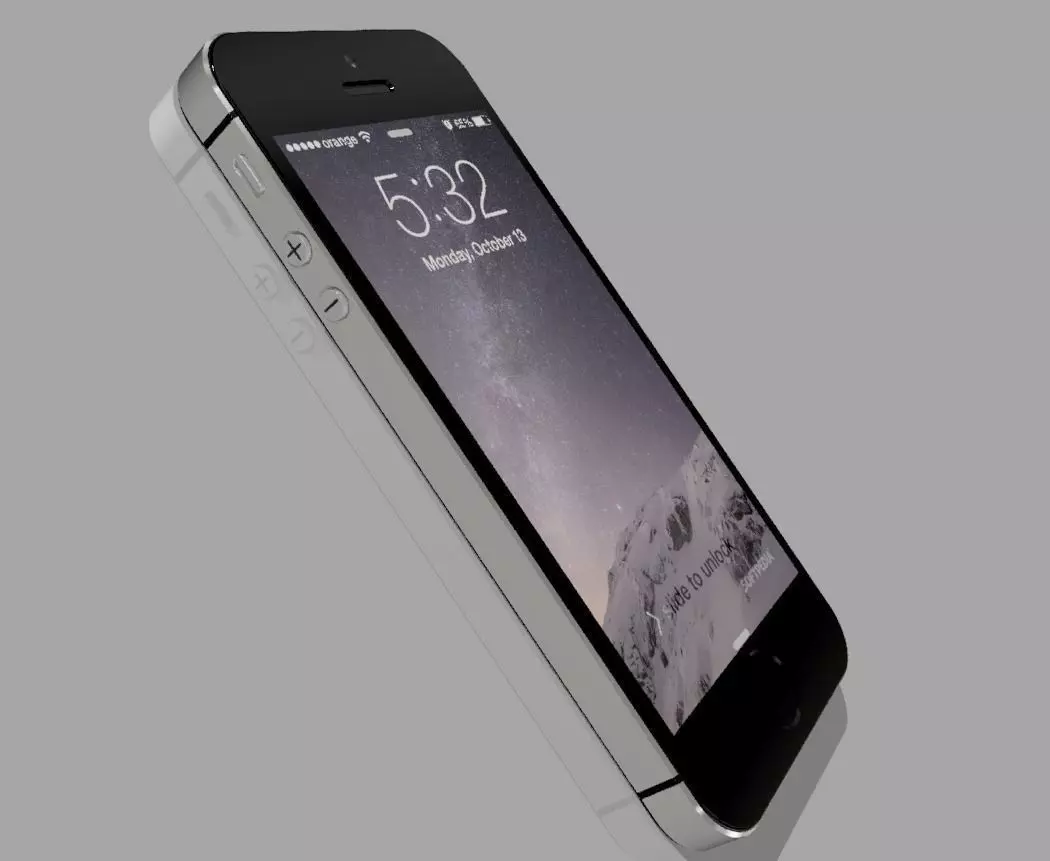 iPhone 5s 3D Model 3D model_0