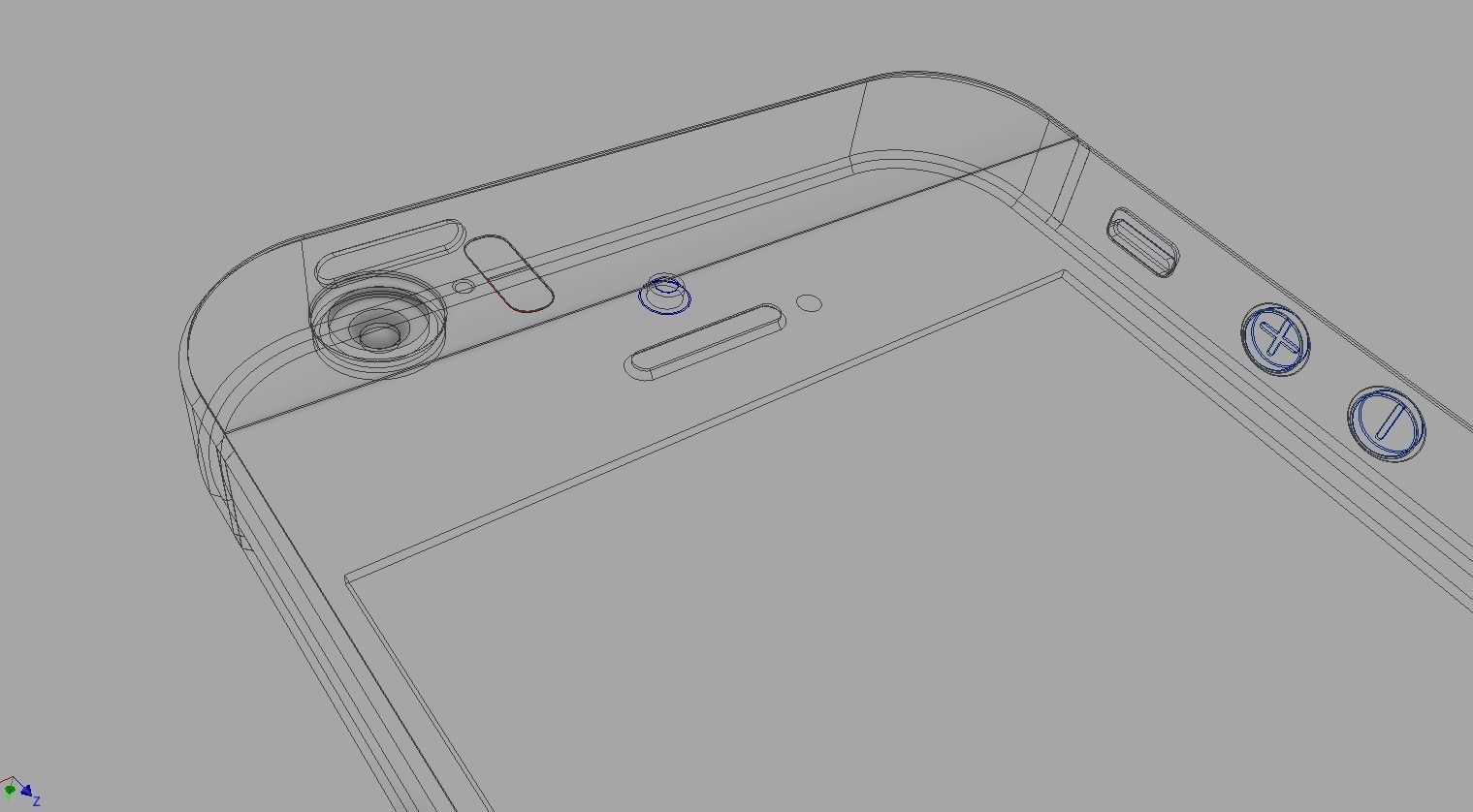 iPhone 5s 3D Model 3D model_14