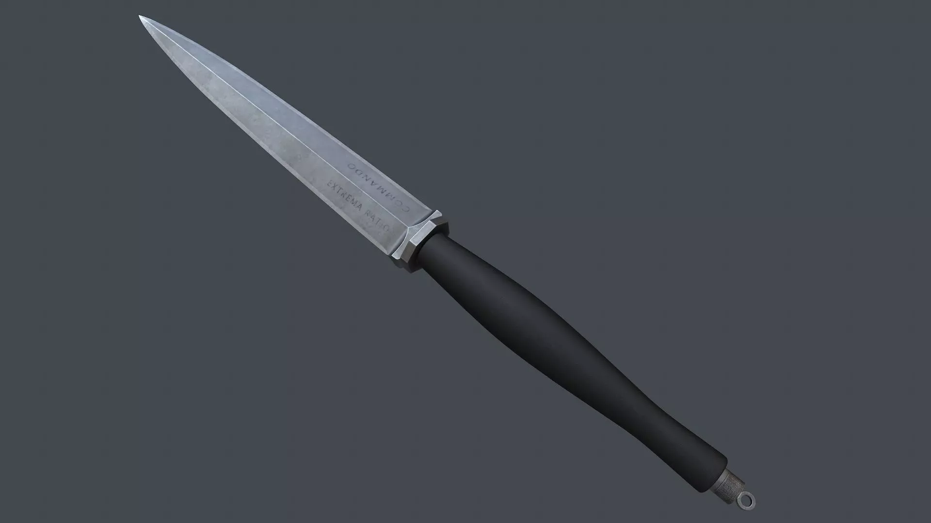 Extrema Ratio ER Commando Knife Low-poly 3D model