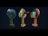Sci-Fi  Electric saw Low-poly 3D model_1