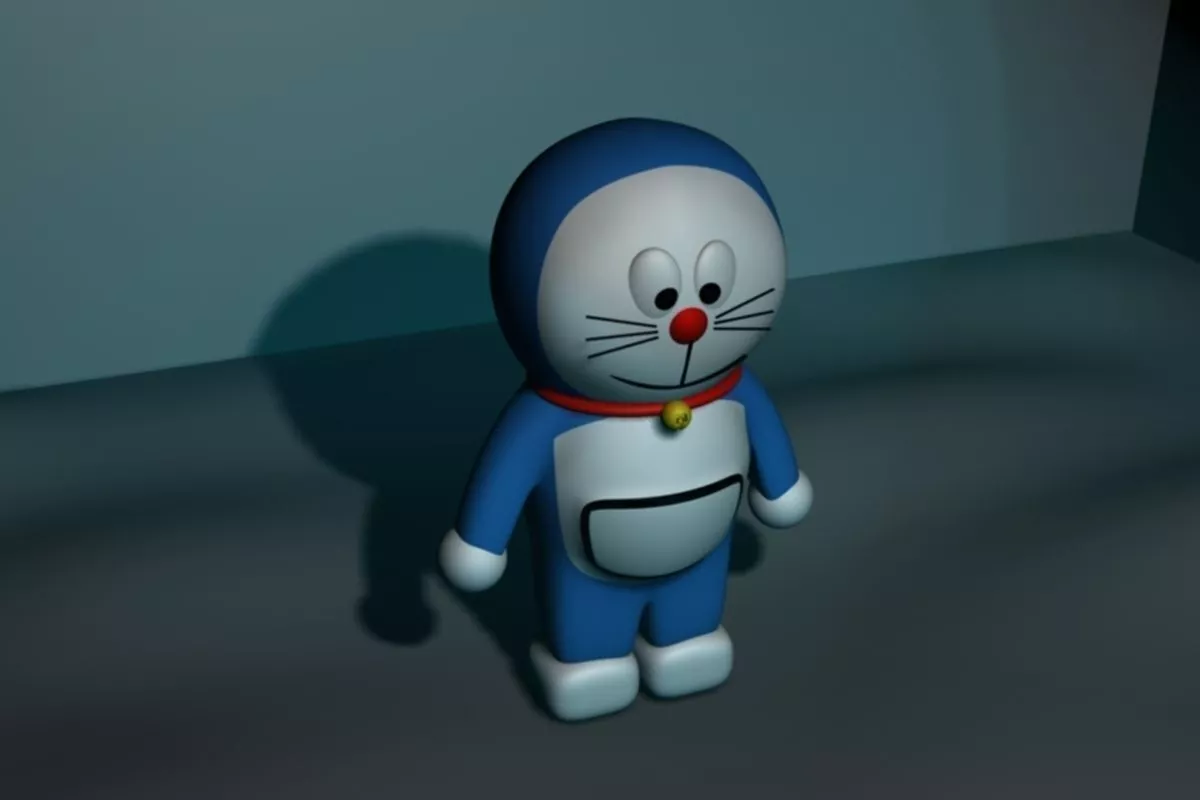 doraemon Free low-poly 3D model