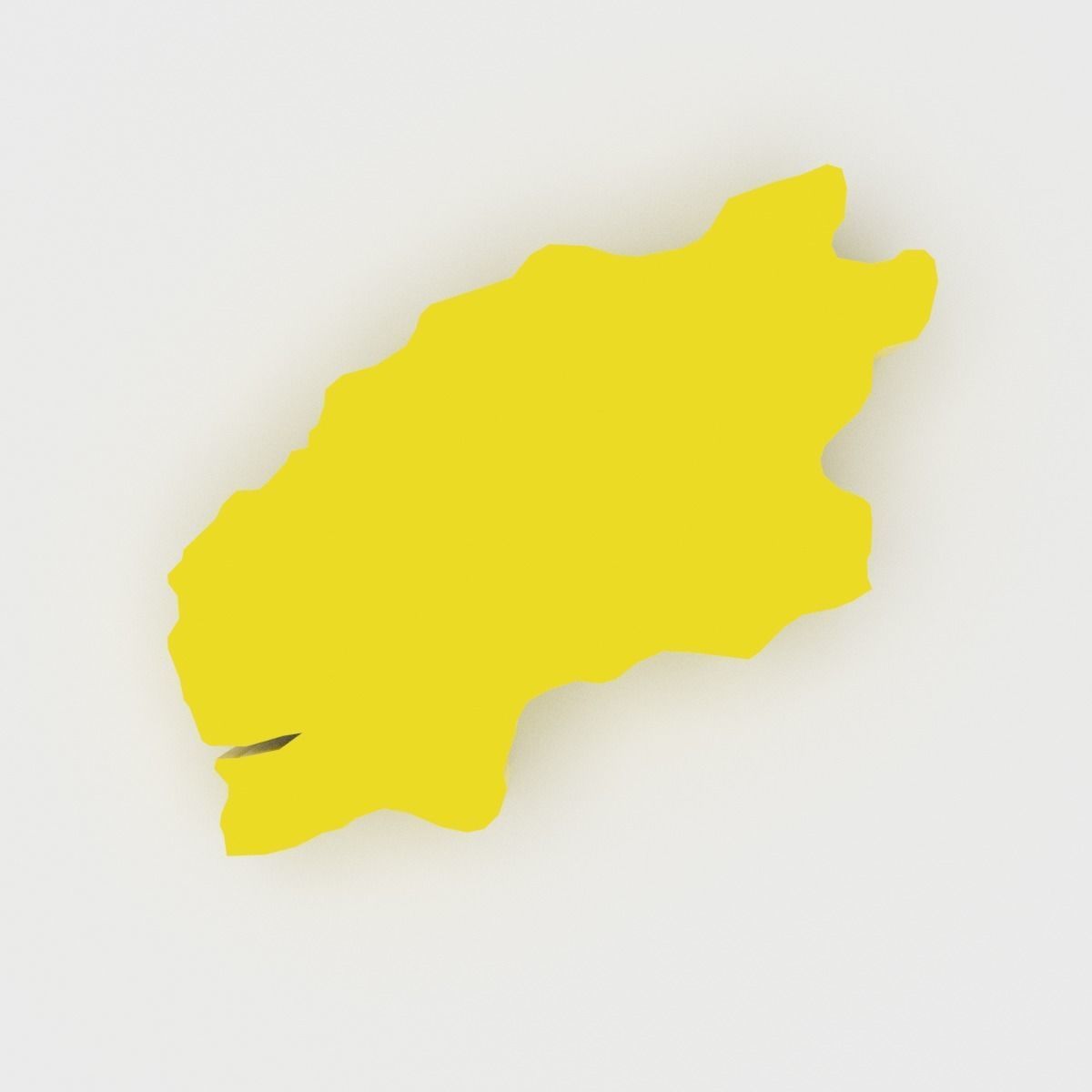 Map of Portugal Low-poly 3D model_18