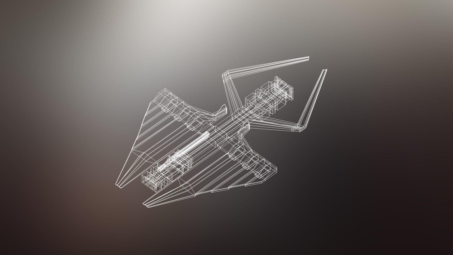 6 Sci-Fi War spaceships collection Low-poly 3D model_28