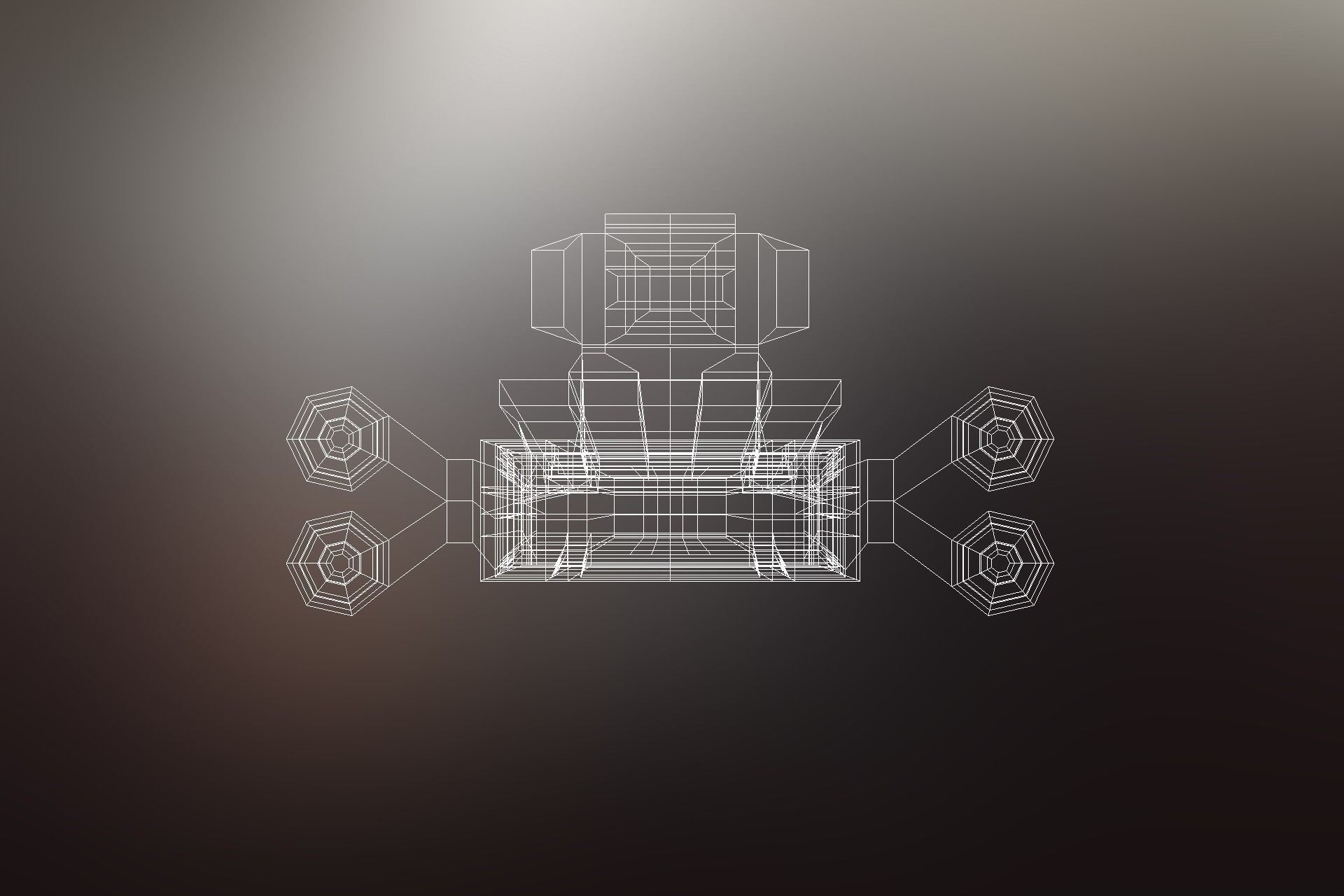 6 Sci-Fi War spaceships collection Low-poly 3D model_58