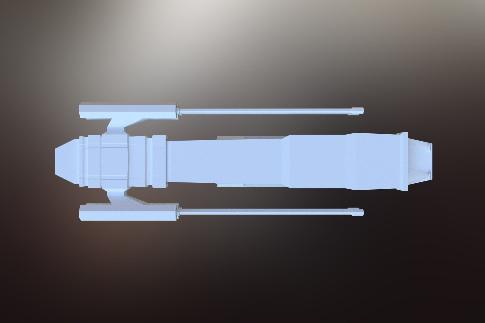 6 Sci-Fi War spaceships collection Low-poly 3D model_64
