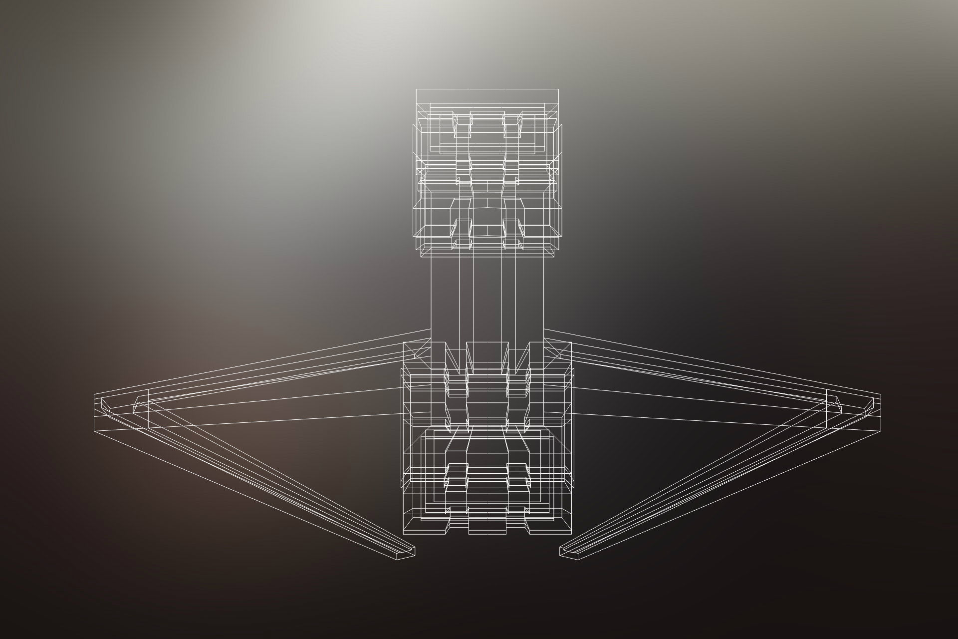 6 Sci-Fi War spaceships collection Low-poly 3D model_11