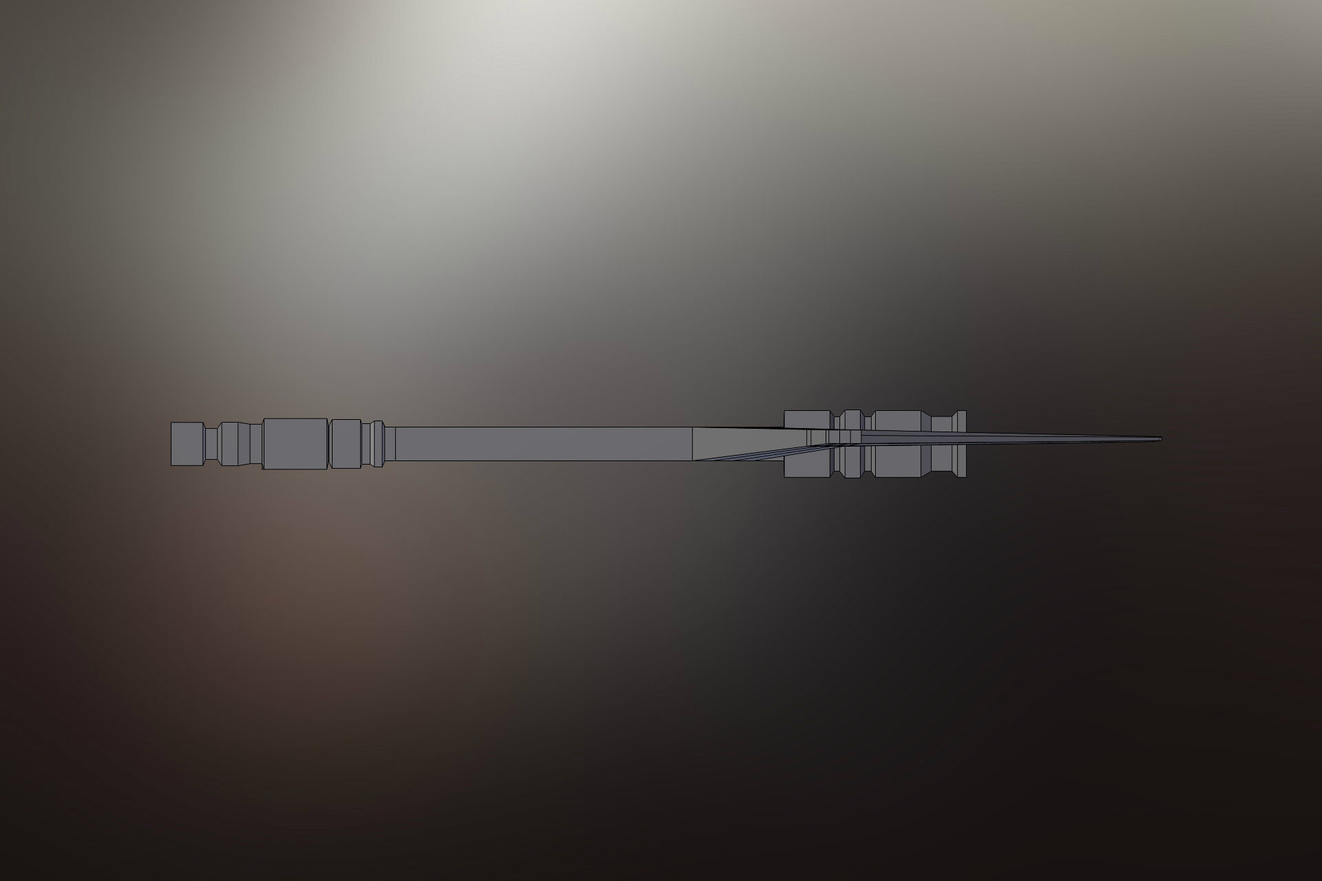 6 Sci-Fi War spaceships collection Low-poly 3D model_17