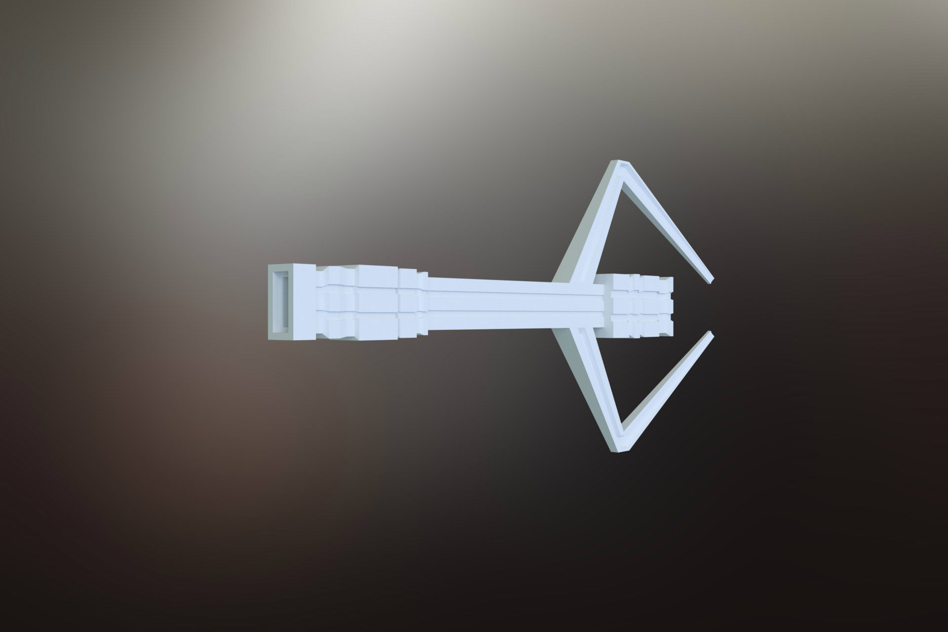 6 Sci-Fi War spaceships collection Low-poly 3D model_19