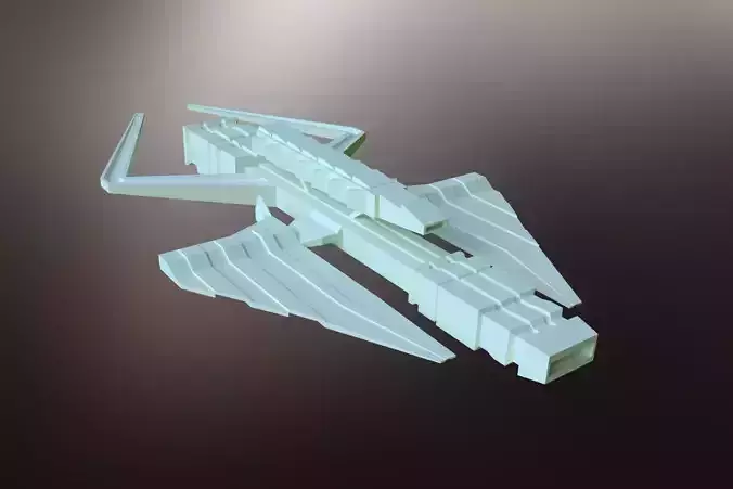 Sci-Fi War spacecraft