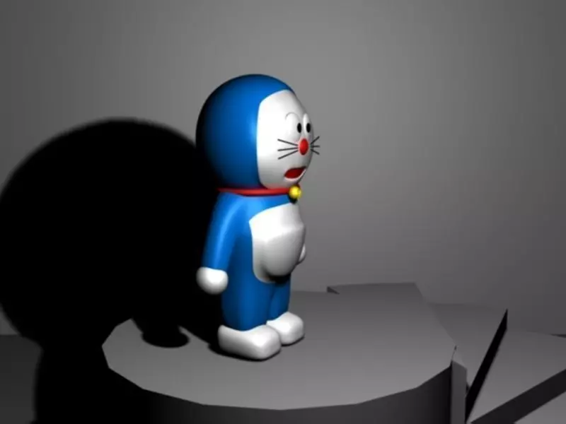 doraemon1 doraemon Low-poly 3D model_0