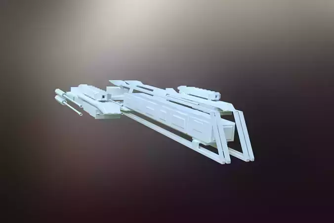 Sci-Fi War spacecraft