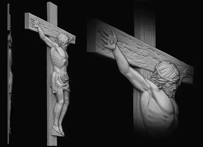 Jesus On The Cross Relief